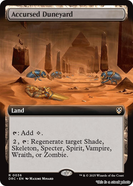 Accursed Duneyard (Extended Art)