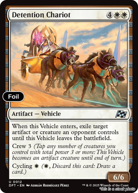 Detention Chariot
