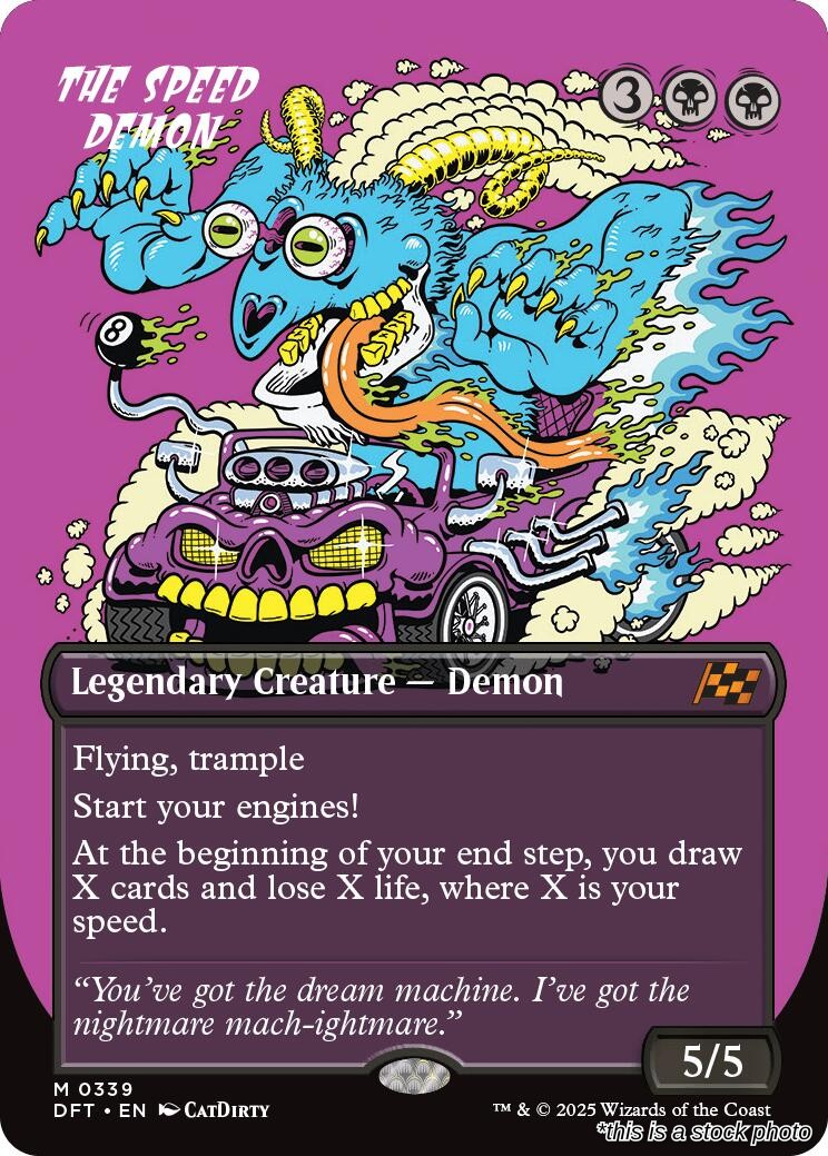 The Speed Demon (Borderless)