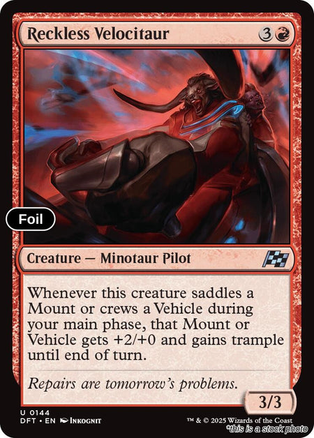 Reckless Velocitaur