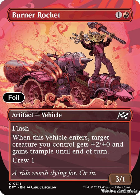 Burner Rocket (Borderless)