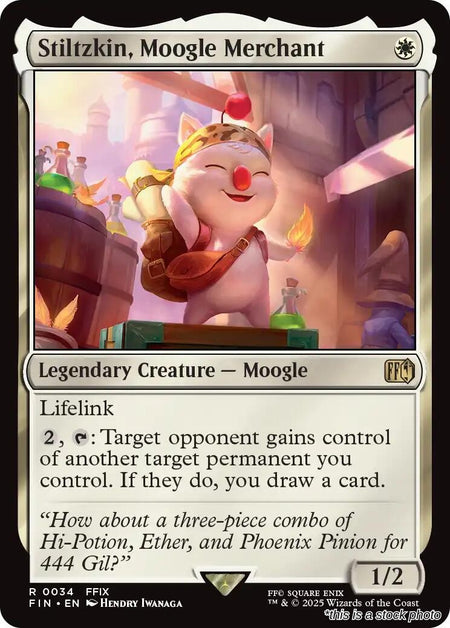 Stiltzkin, Moogle Merchant