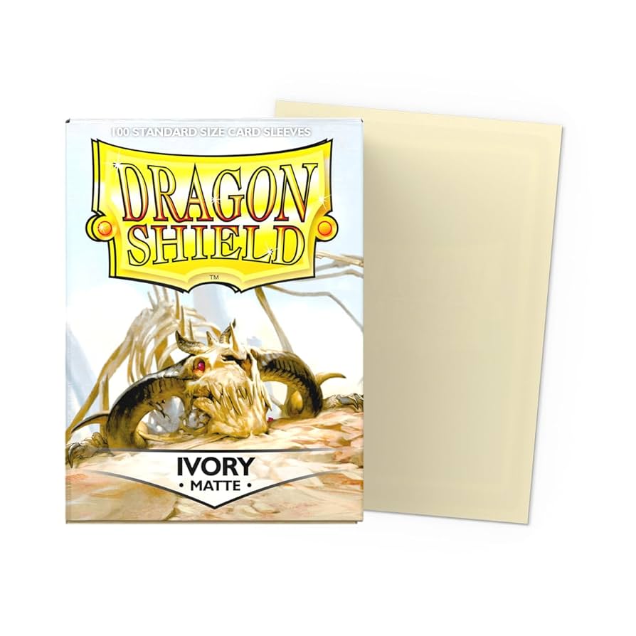DRAGON SHIELD SLEEVES MATTE IVORY
