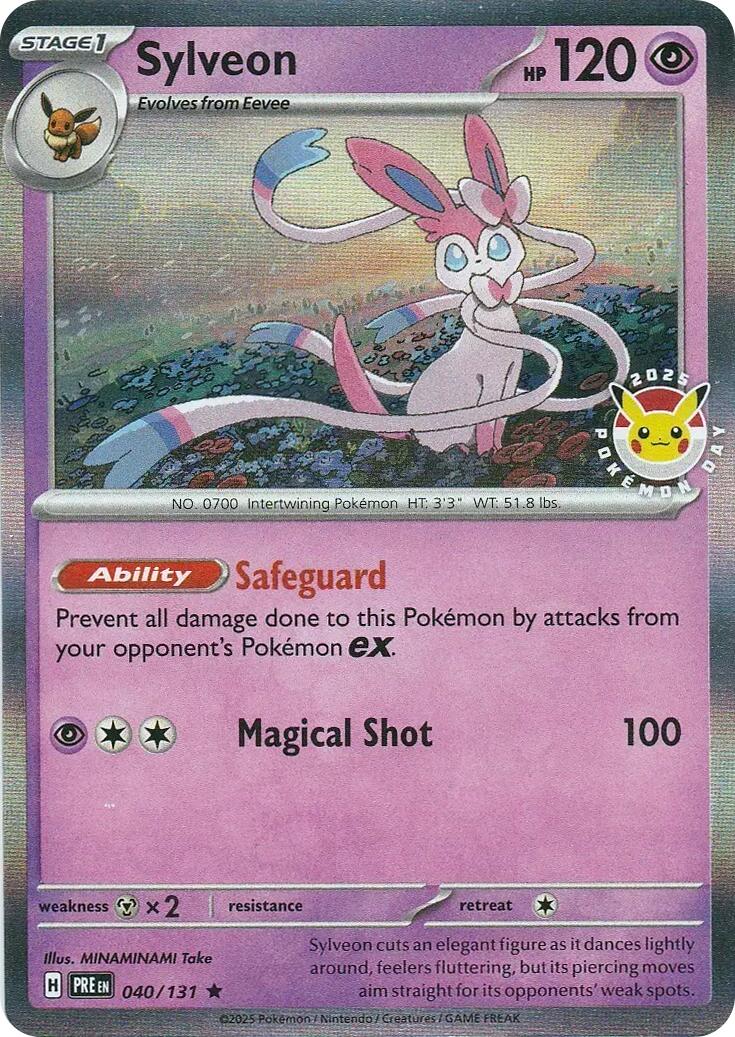 Sylveon (040/131) (Pokemon Day) [Scarlet & Violet: Prismatic Evolutions]