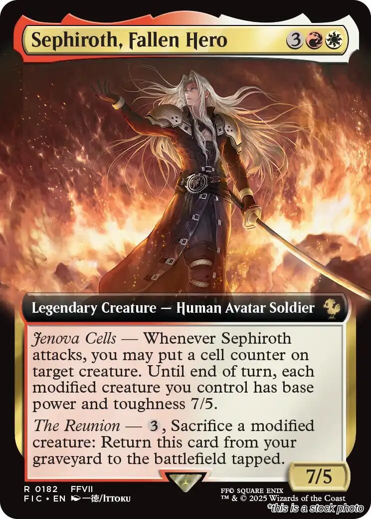 Sephiroth, Fallen Hero (Extended Art)