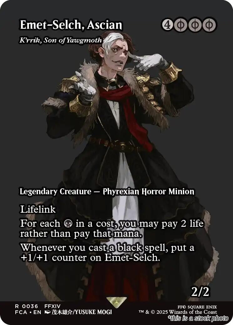 Emet-Selch, Ascian - K'rrik, Son of Yawgmoth (Showcase)