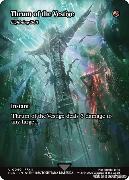 Thrum of the Vestige - Lightning Bolt (Showcase)