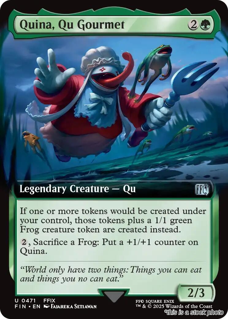 Quina, Qu Gourmet (Extended Art)