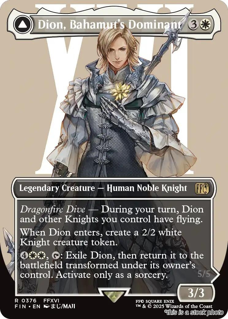 Dion, Bahamut's Dominant (Borderless)