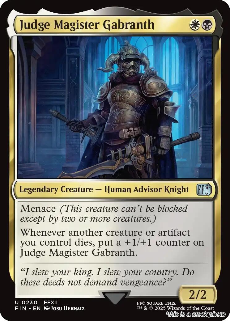 Judge Magister Gabranth