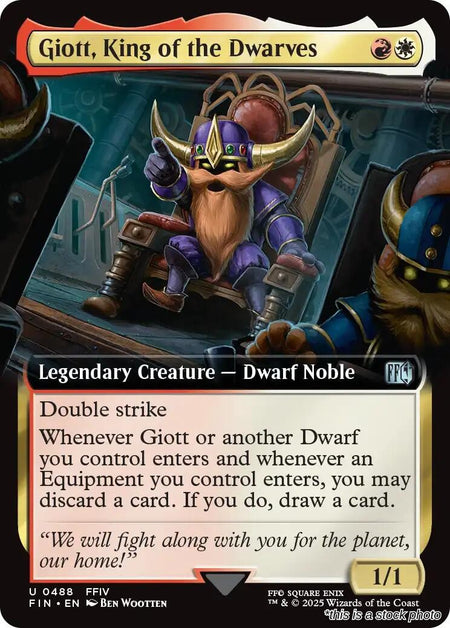 Giott, King of the Dwarves (Extended Art)