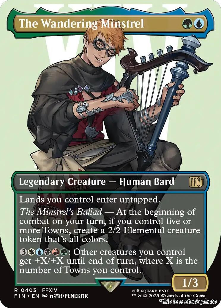 The Wandering Minstrel (Borderless)