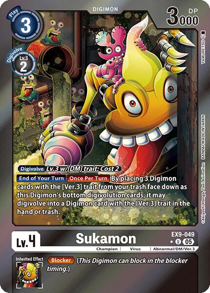 Sukamon [EX9-049] (Limited Foil) [Versus Monsters]