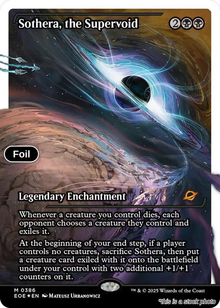 Sothera, the Supervoid (Showcase) (Fracture Foil)