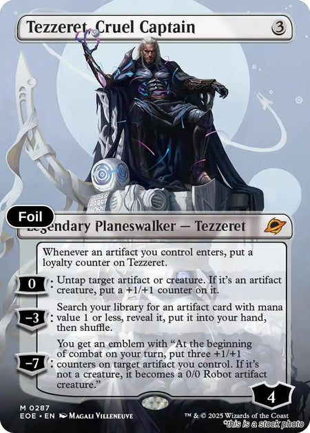 Tezzeret, Cruel Captain (Borderless)