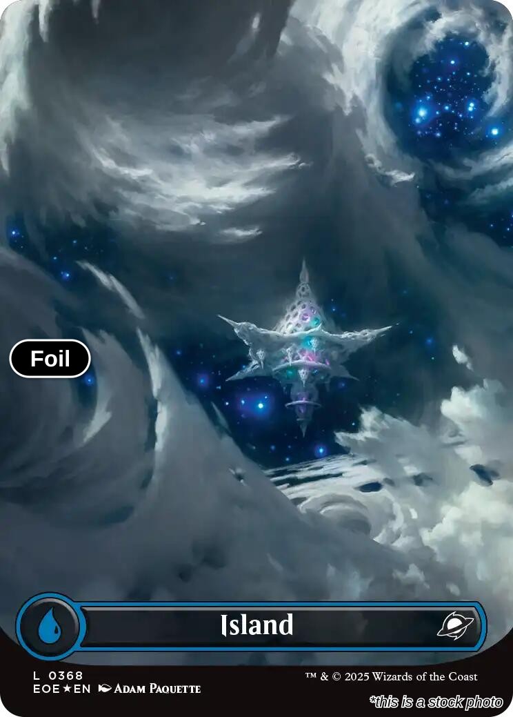 Island (0368) (Borderless) (Galaxy Foil)