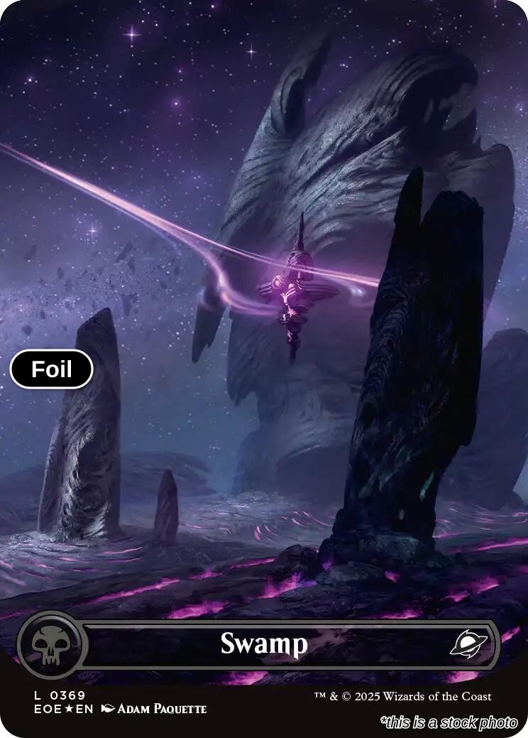 Swamp (0369) (Borderless) (Galaxy Foil)