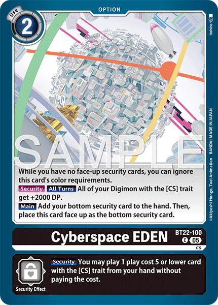 Cyberspace EDEN [BT22-100] [Cyber Eden]