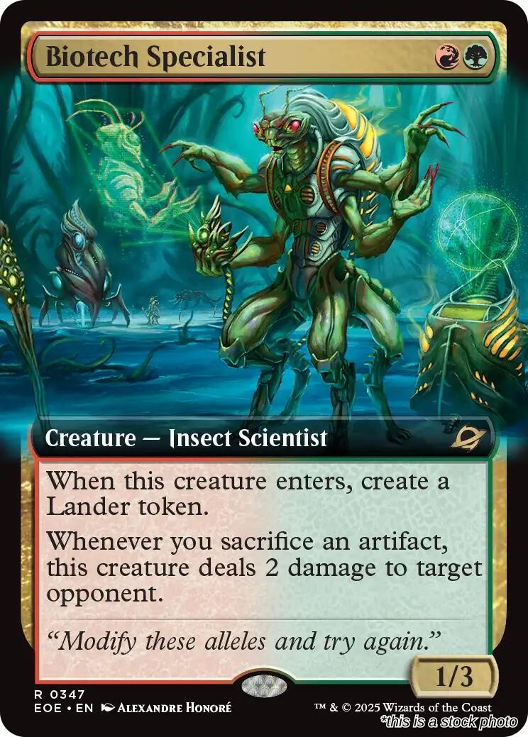 Biotech Specialist (Extended Art)