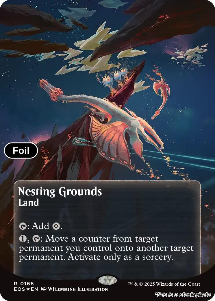 Nesting Grounds (0166) (Borderless) (Galaxy Foil)
