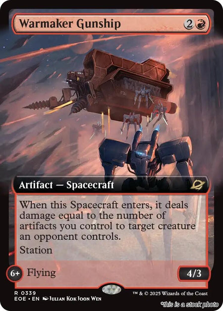 Warmaker Gunship (Extended Art)