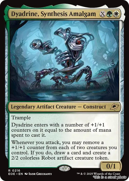 Dyadrine, Synthesis Amalgam