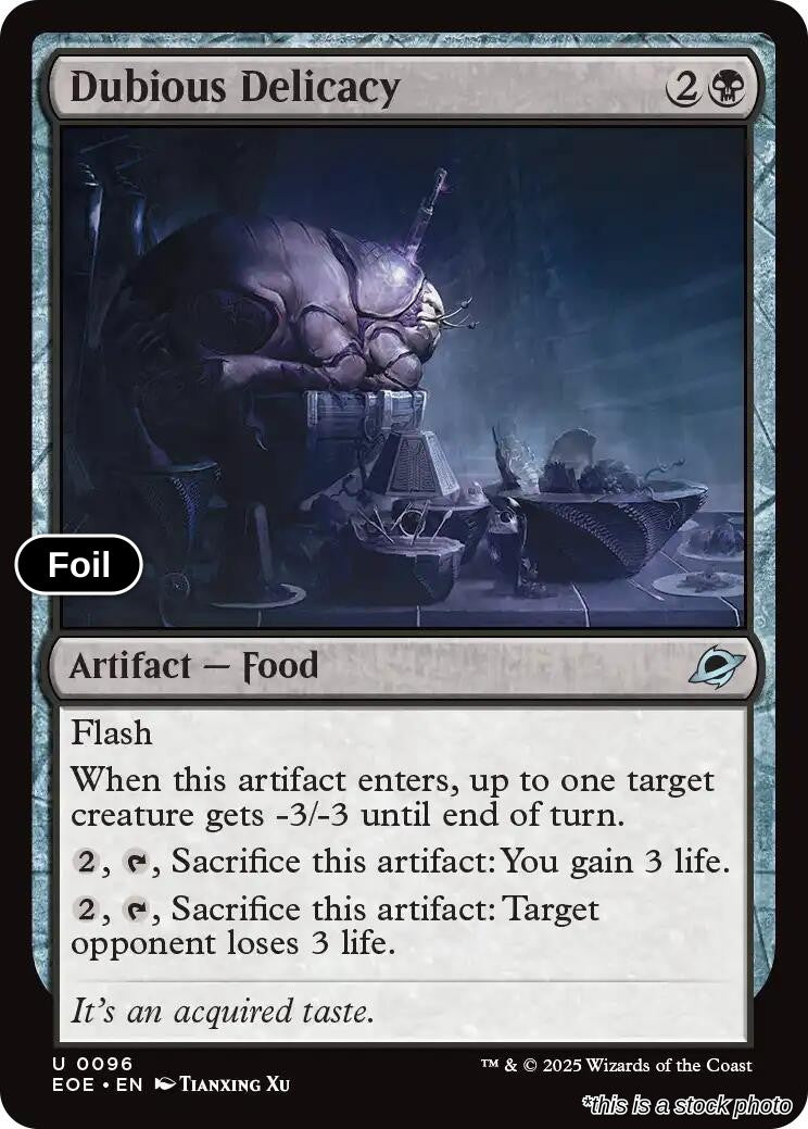 Dubious Delicacy