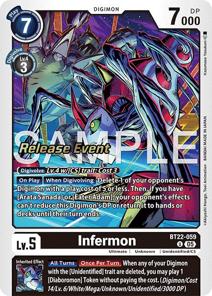 Infermon [BT22-059] [Cyber Eden Release Event Cards]
