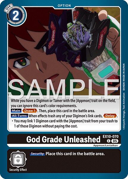 God Grade Unleashed [EX10-070] [Sinister Order]