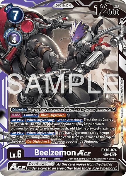 Beelzemon ACE [EX10-074] [Sinister Order]