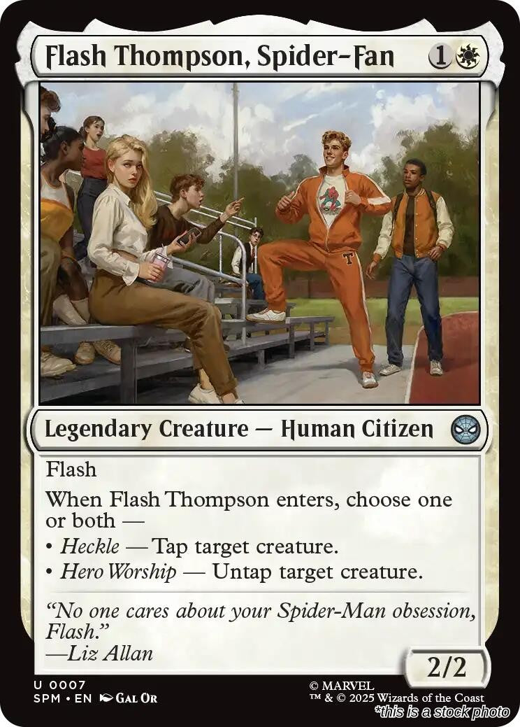 Flash Thompson, Spider-Fan