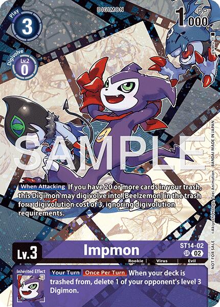 Impmon [ST14-02] (Sinister Order Legend Pack) [Starter Deck: Beelzemon Advanced Deck Set]