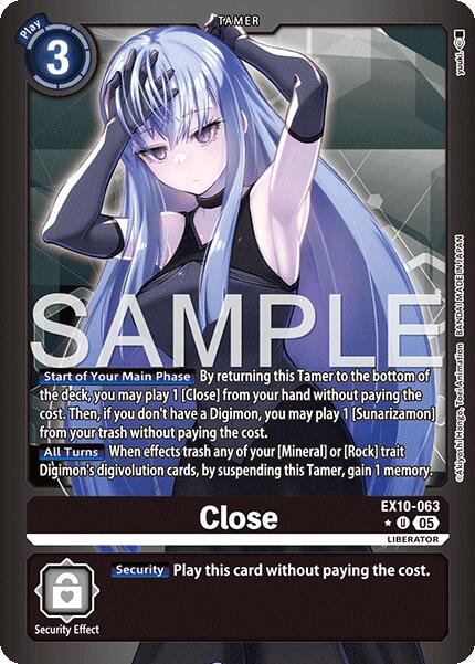 Close [EX10-063] (Limited Foil) [Sinister Order]