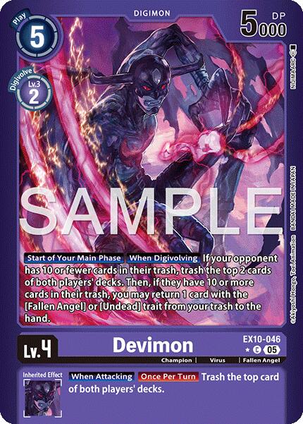 Devimon [EX10-046] (Limited Foil) [Sinister Order]