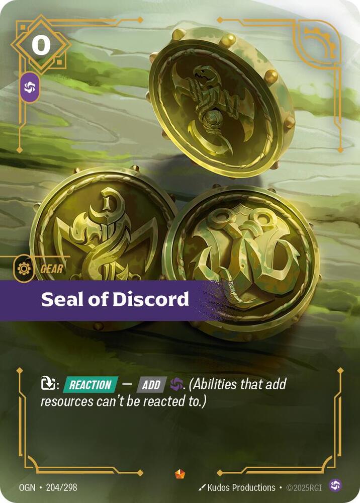 Seal of Discord (204/298) Riftbound