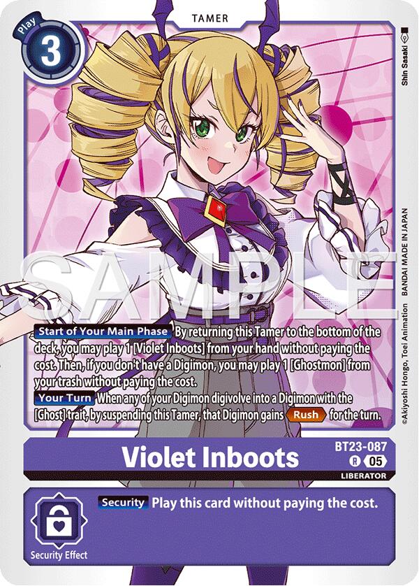 Violet Inboots [BT23-087] [Hackers' Slumber]