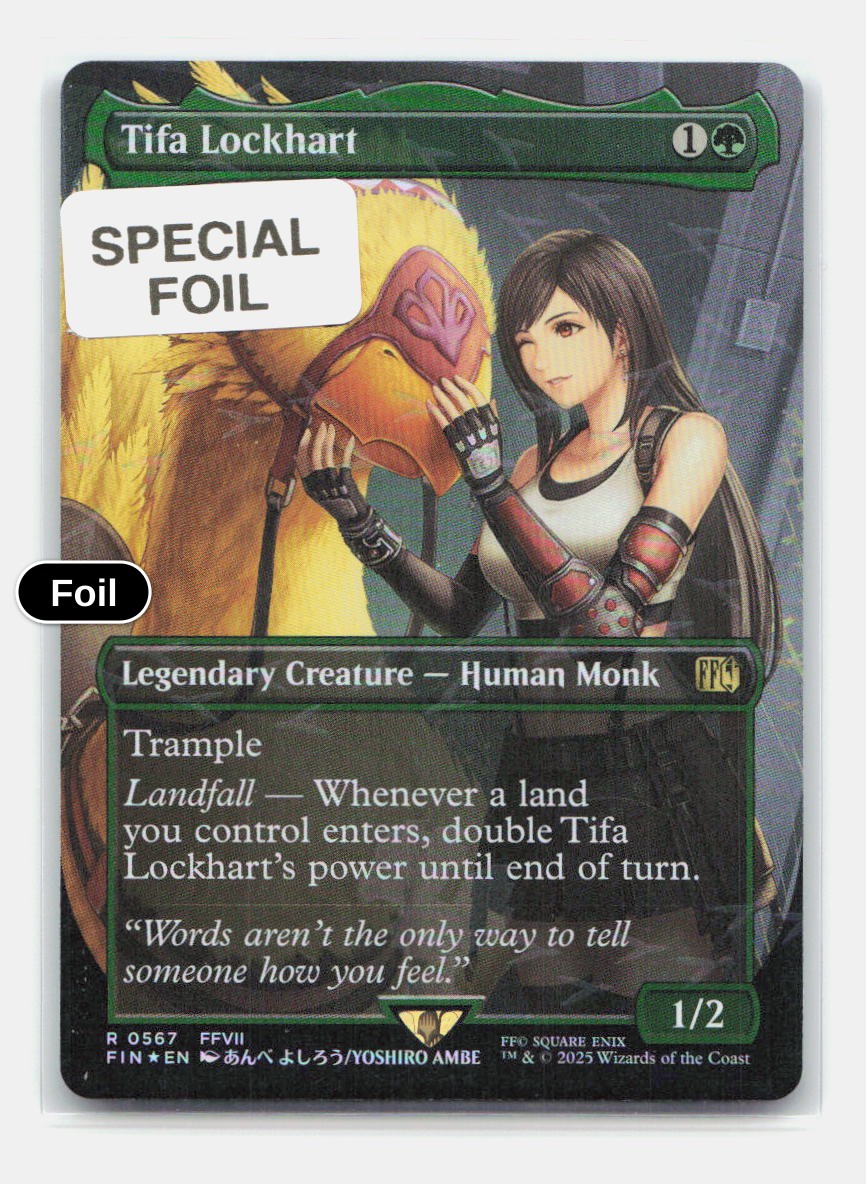 Tifa Lockhart (Borderless) (Chocobo Track Foil)