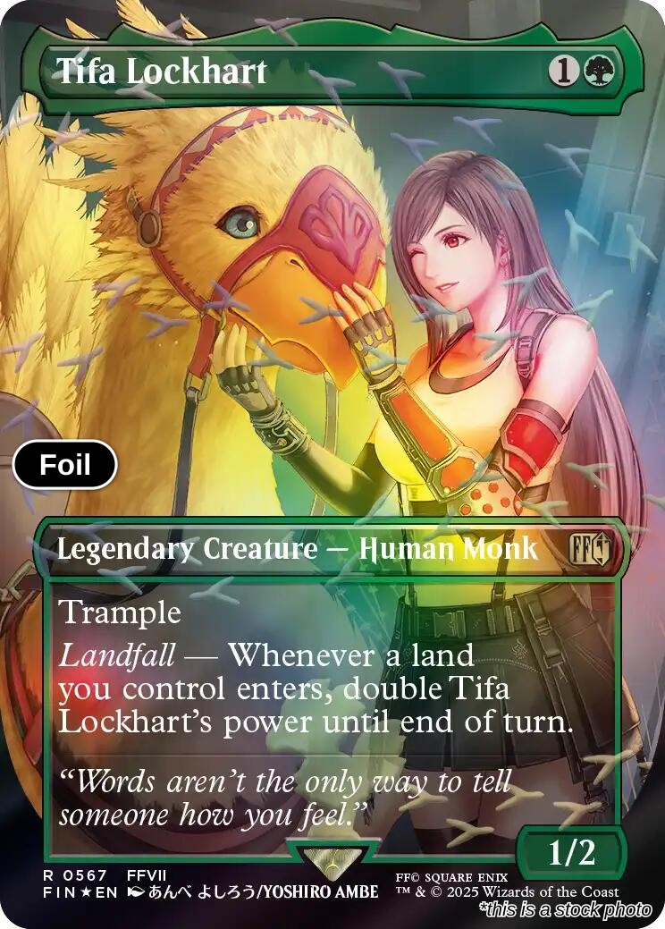 Tifa Lockhart (Borderless) (Chocobo Track Foil)