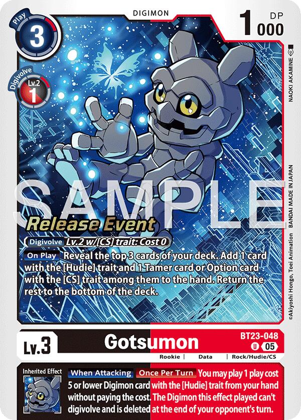 Gotsumon [BT23-048] [Hackers' Slumber Release Event Cards]