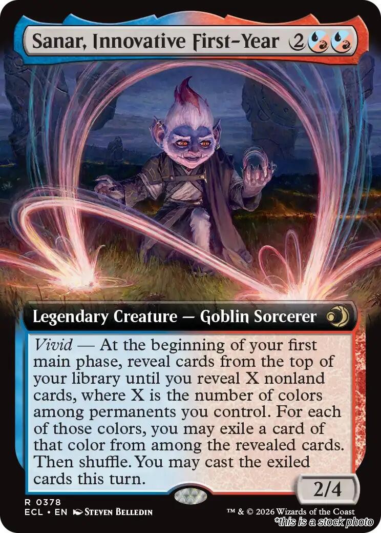 Sanar, Innovative First-Year (Extended Art)