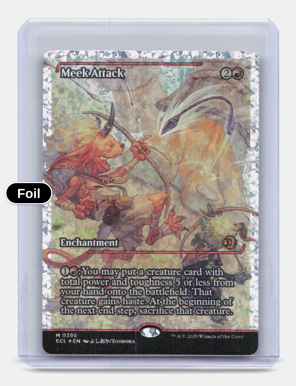 Meek Attack (0398) (Showcase) (Fracture Foil)