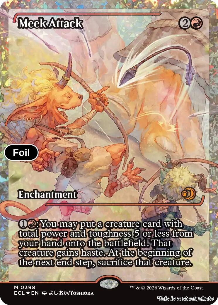 Meek Attack (0398) (Showcase) (Fracture Foil)