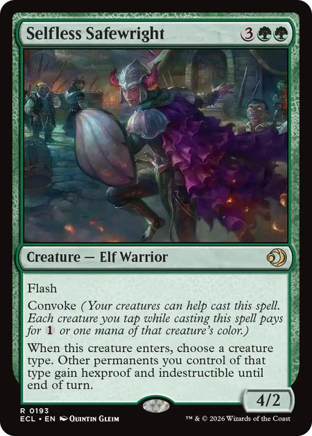 Selfless Safewright