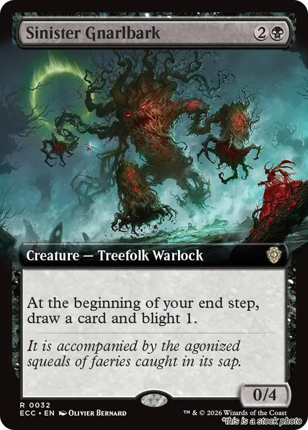 Sinister Gnarlbark (Extended Art)