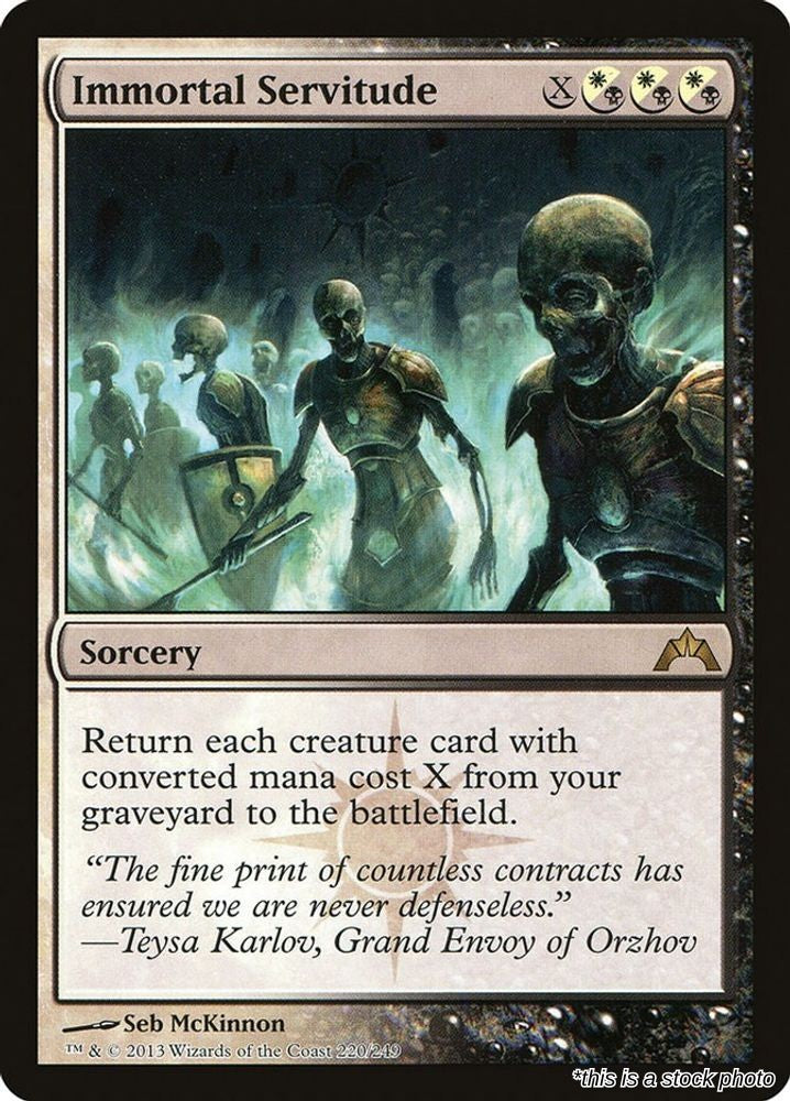 Immortal Servitude