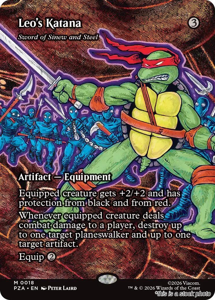 Leo's Katana - Sword of Sinew and Steel (Borderless)