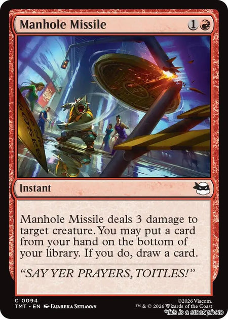 Manhole Missile