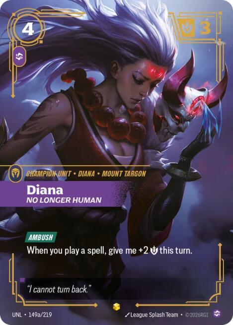 Diana, NO LONGER HUMAN (149a/219) Riftbound