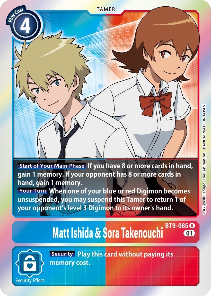 Matt Ishida & Sora Takenouchi [BT9-085] [X Record]