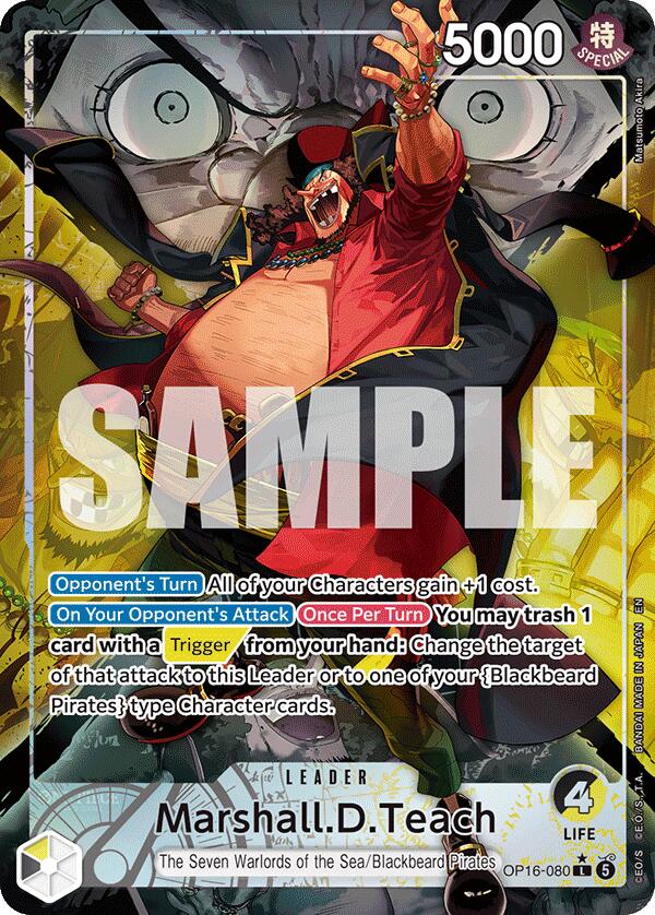 Marshall.D.Teach (Alternate Art) [The Time of Battle]
